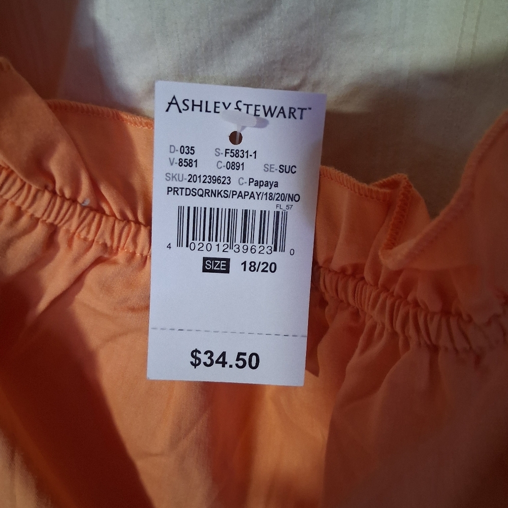 Ashley Stewart Orange Top